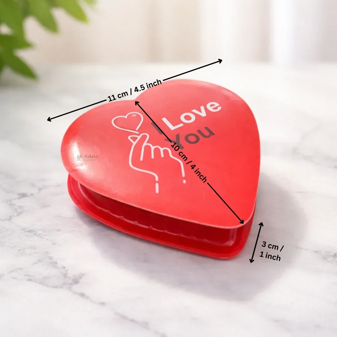 Heart-Shaped Valentine Gift Box | Decorative Chocolate & Dessert Packaging Box | Cavity Chocolate Box | Pack of 10 - Image 2