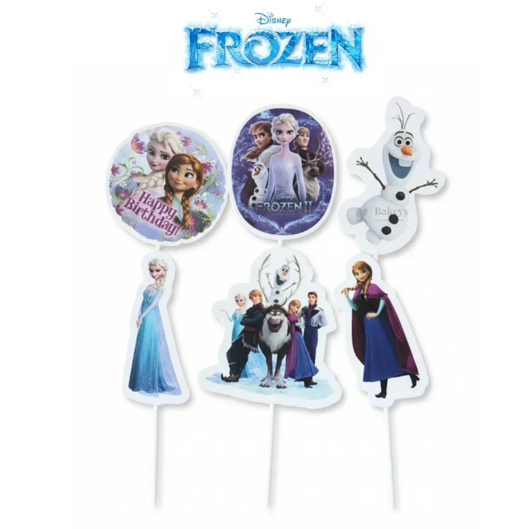 Kids Movies & Shows Cake Toppers | Birthday Party Decor | Birthday Cake Decor | Pack of 6 - Image 3