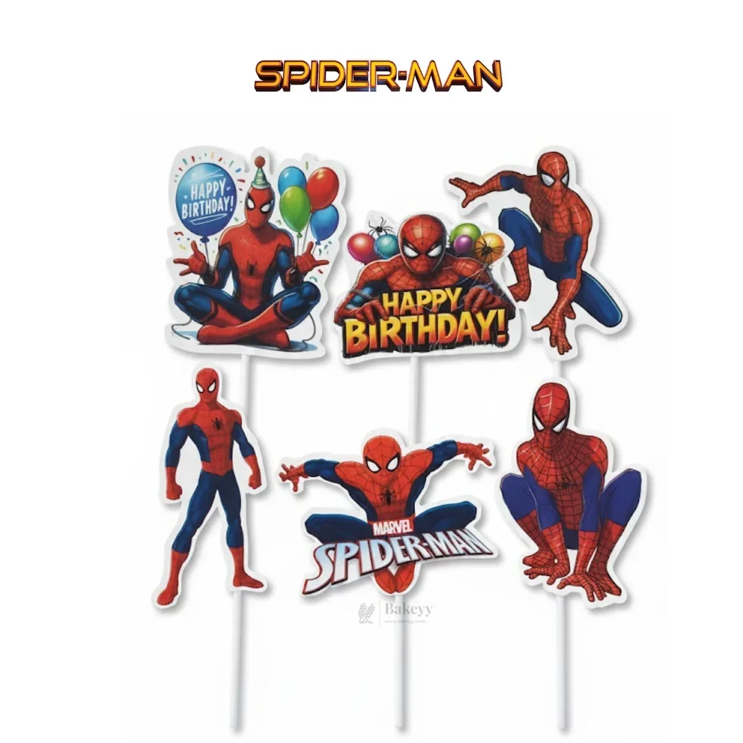 Kids Movies & Shows Cake Toppers | Birthday Party Decor | Birthday Cake Decor | Pack of 6 - Image 4
