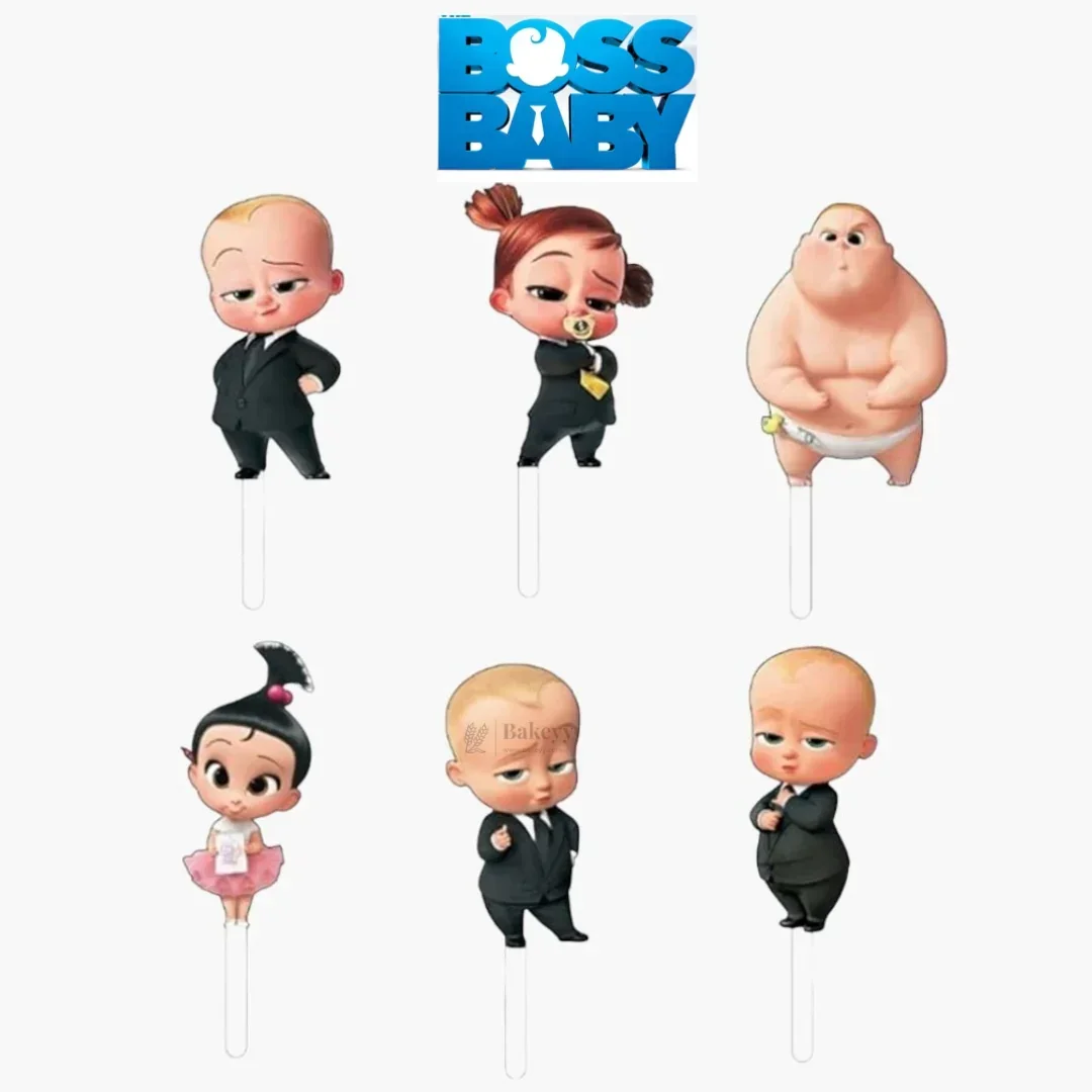 Kids Movies & Shows Cake Toppers | Birthday Party Decor | Birthday Cake Decor | Pack of 6 - Image 5