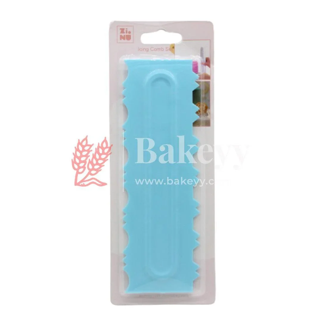 Curved Waves Cake Scraper – Unique curved ridges for artistic cake finishes|1 Piece - Image 10