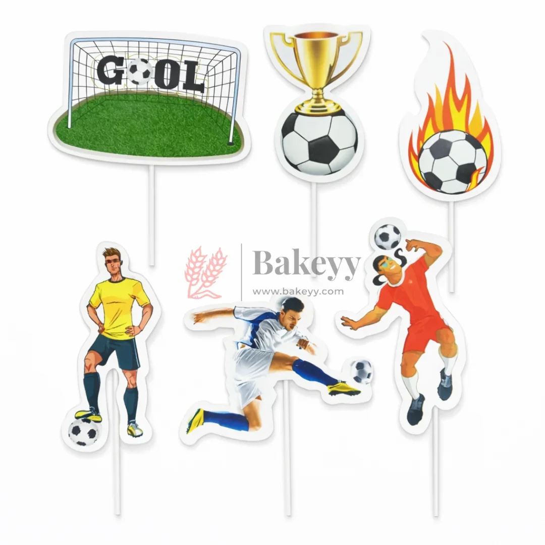 Hobbies & Lifestyle Cake Toppers | Fun Hobby-Themed Decor Picks | Assorted Adult Theme Pack | Pack of 6 - Image 7