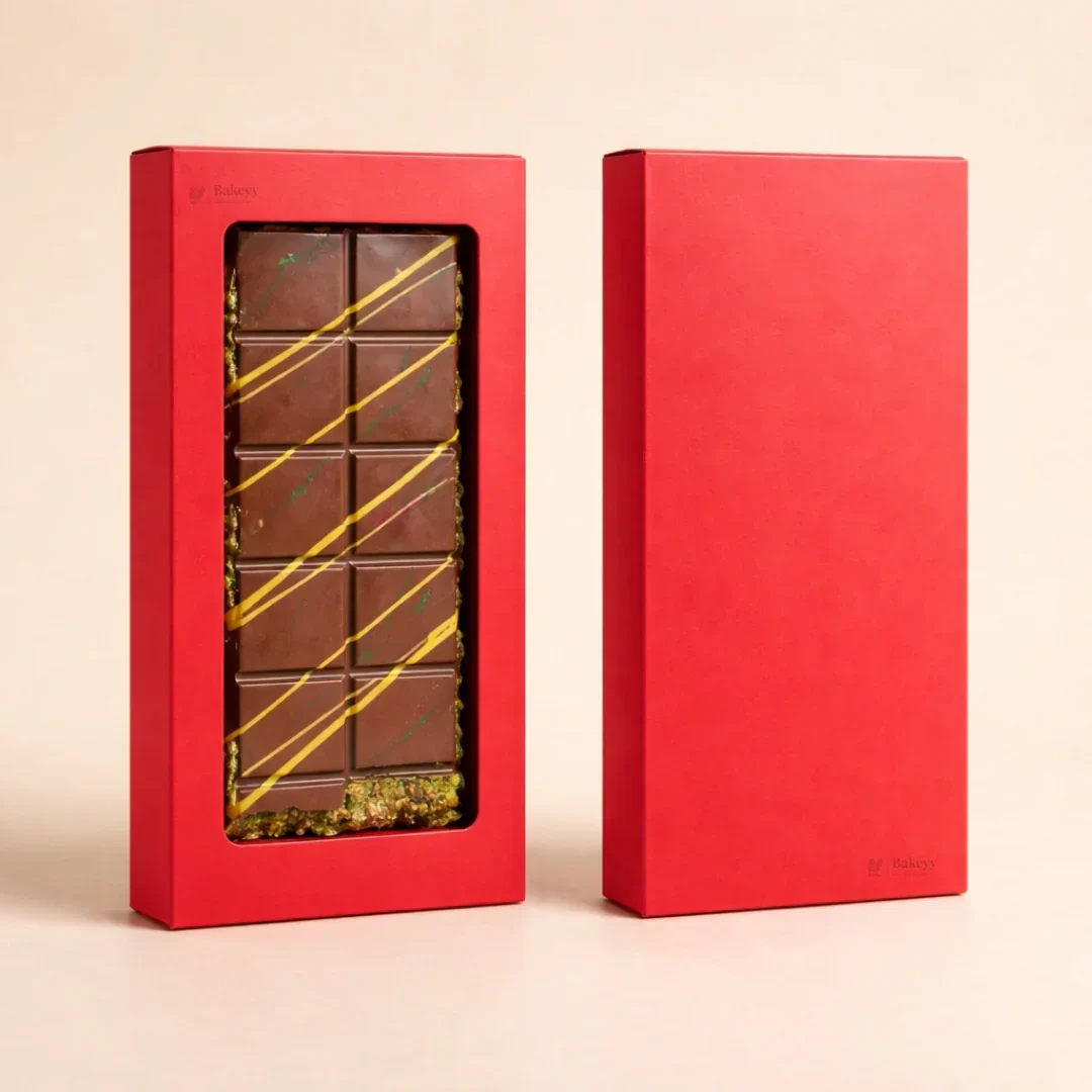 Kunafa Chocolate Box with Window | Premium Bar Packaging Box | Multiple Colors Available | Pack of 25 - Image 7