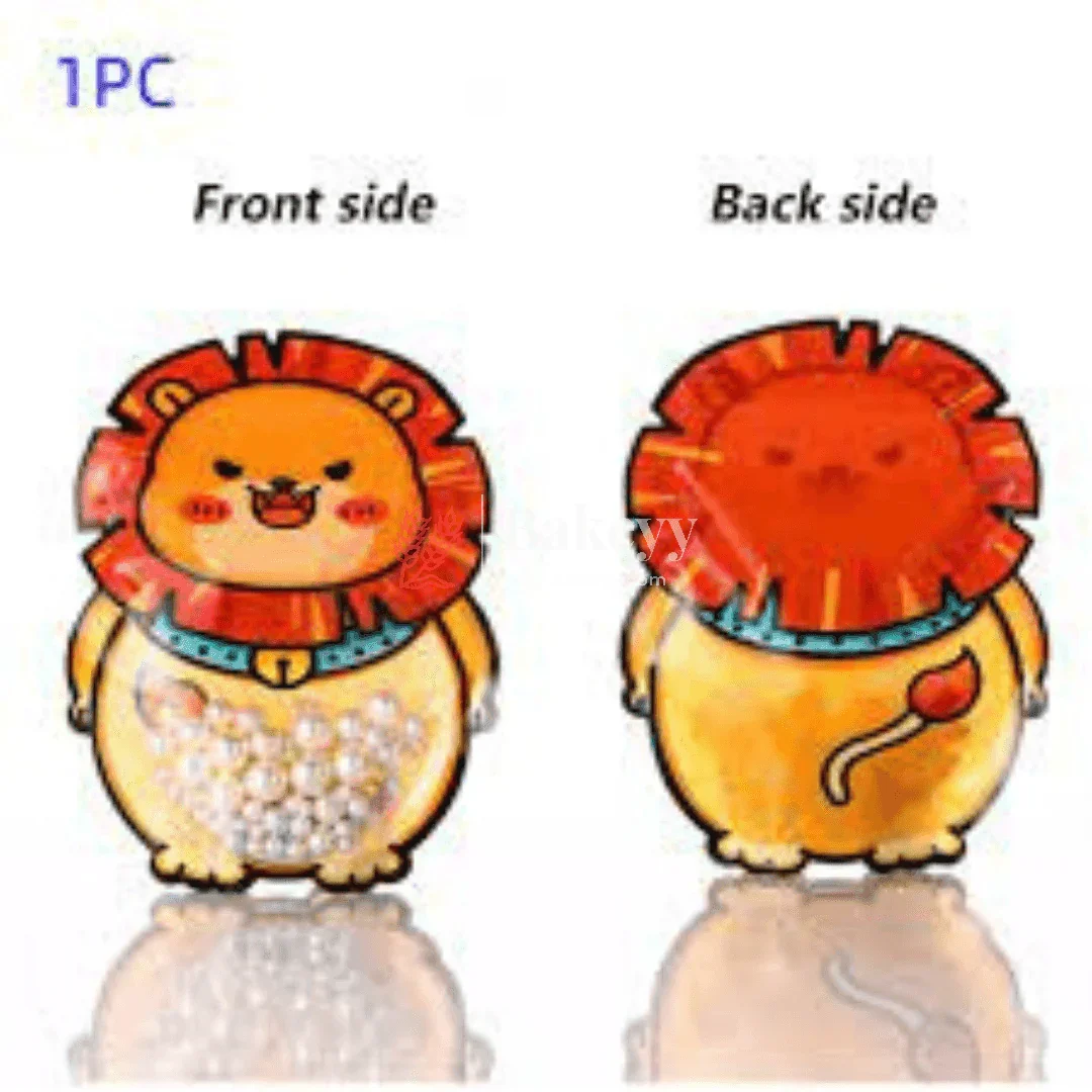 Lion Animal Shape Zip Lock Bags | Animal Shape Bags For Kids | Pack of 50 - Image 3