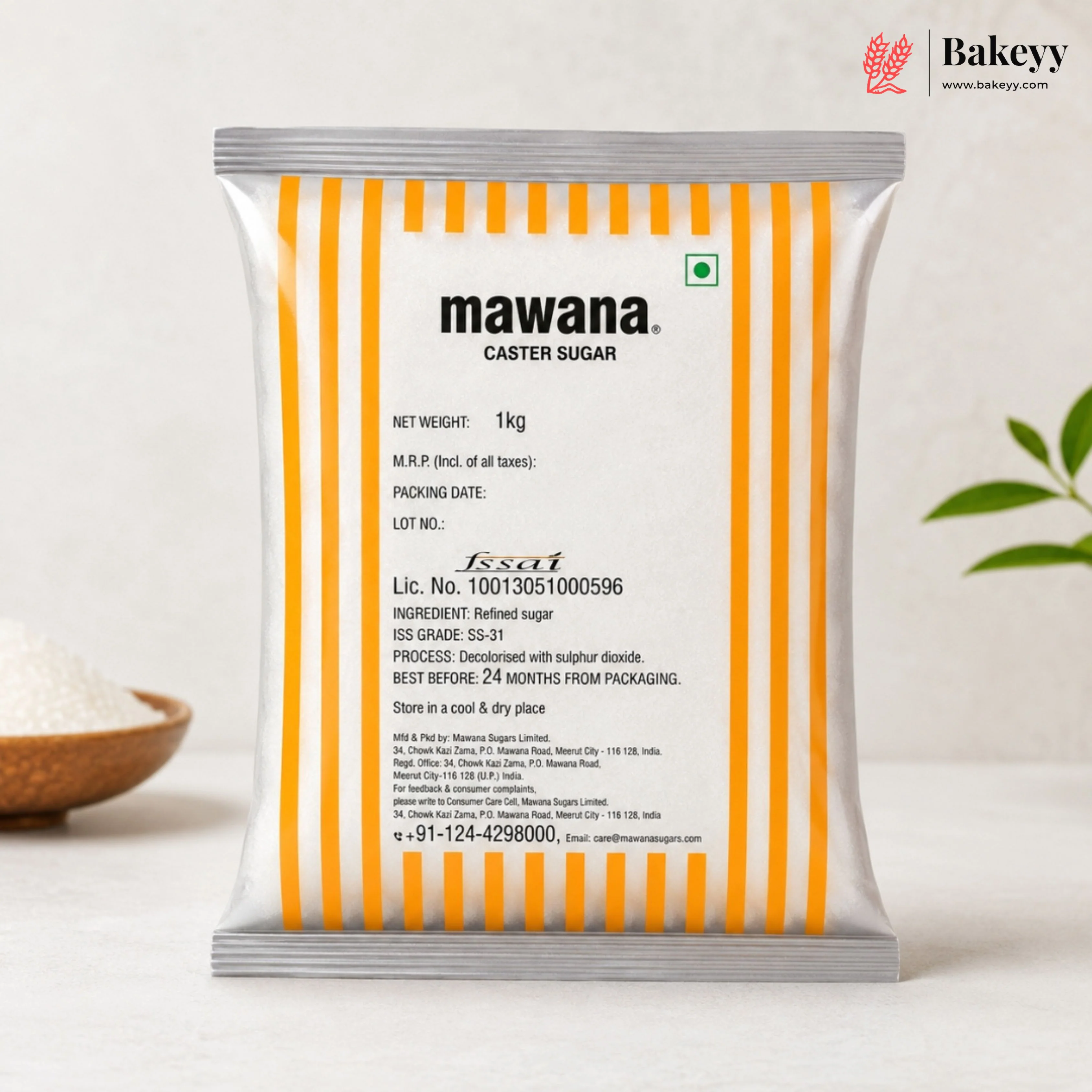 Mawana Baking Sugar 1 kg | Brown Sugar, Caster Sugar & Icing Sugar | Pack of 1 - Image 4