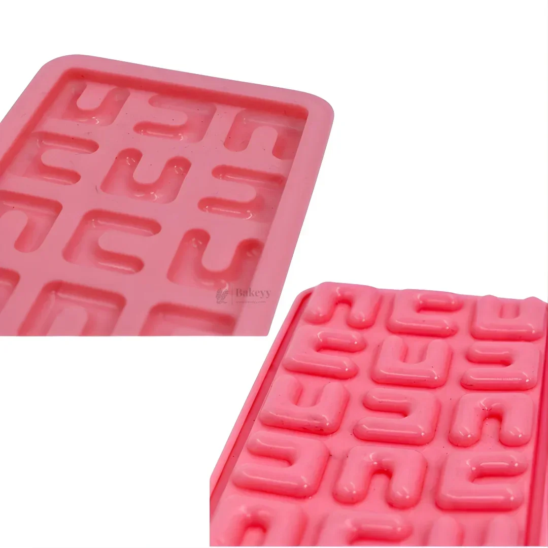 Maze Design Silicone Mould | Baking & Craft Mould | Food-Grade Silicone | Pack of 1 - Image 3