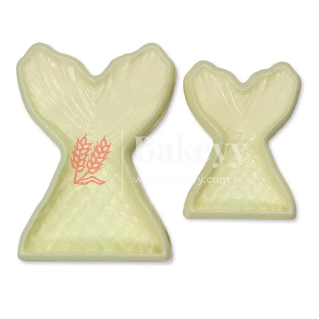 Fish Tail Shaped Mold for Cake Decorating| Perfect for Fondant Decoration, Gum Paste, DIY Clay Crafts| Set of 2 - Image 2