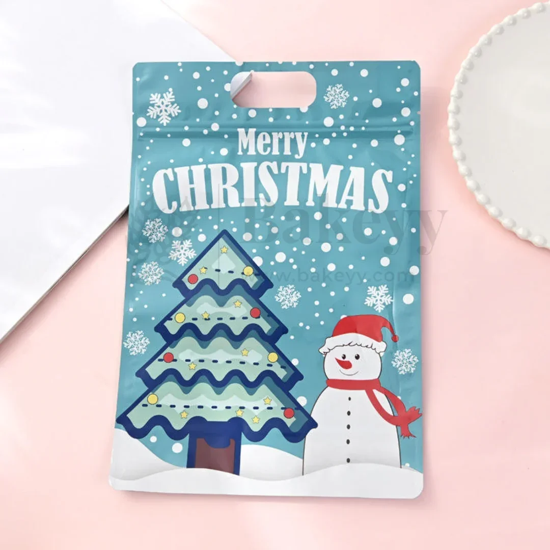 Merry Christmas Santa Ziplock Pouch | Pack of 50