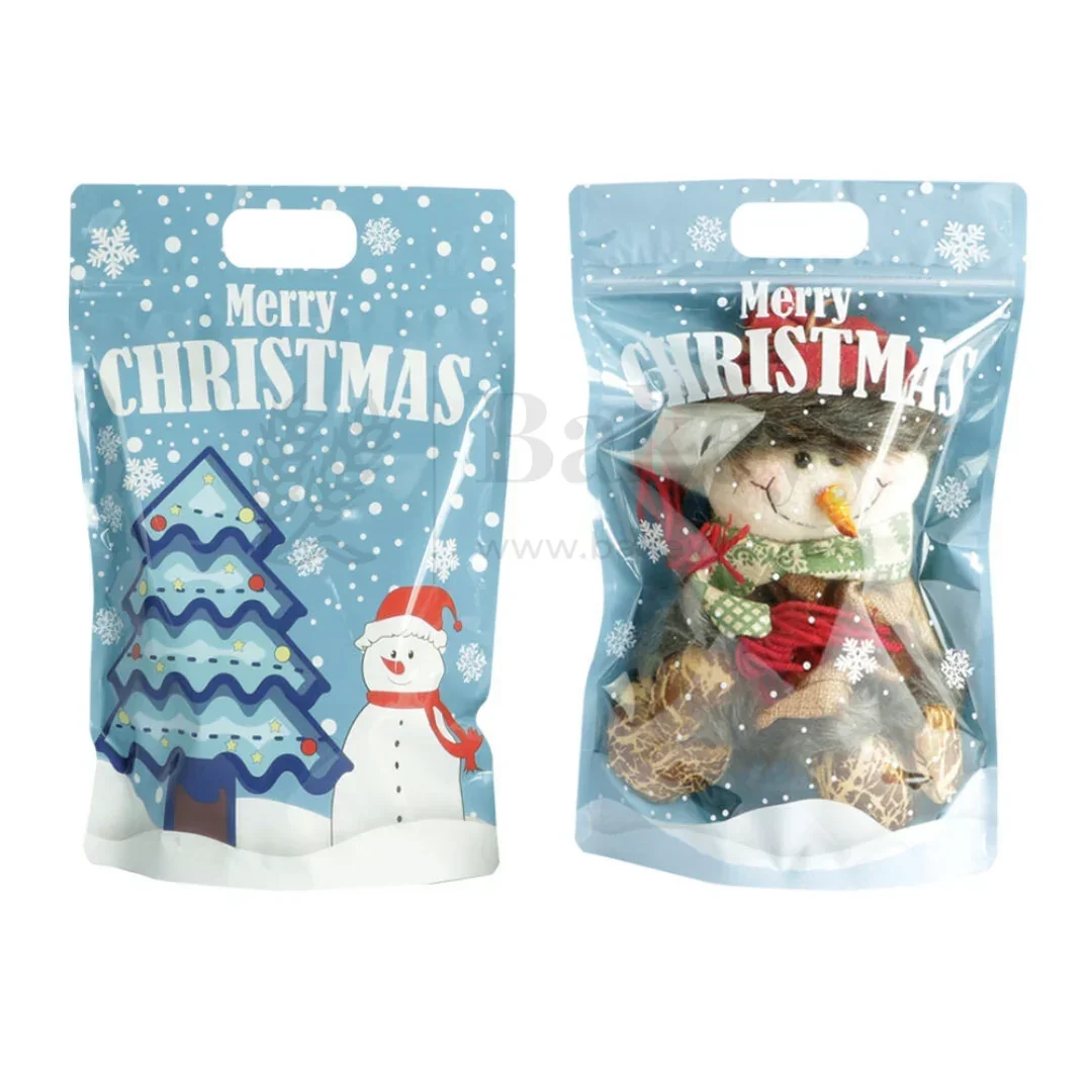 Merry Christmas Santa Ziplock Pouch | Pack of 50 - Image 3