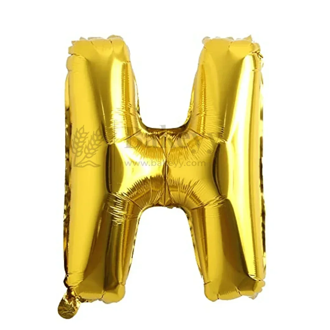 Metallic Gold Alphabet Foil Balloon | Party Decoration | Pack of 1 - Image 12