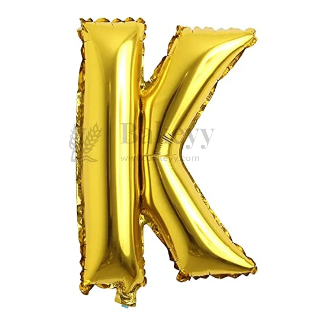 Metallic Gold Alphabet Foil Balloon | Party Decoration | Pack of 1 - Image 15