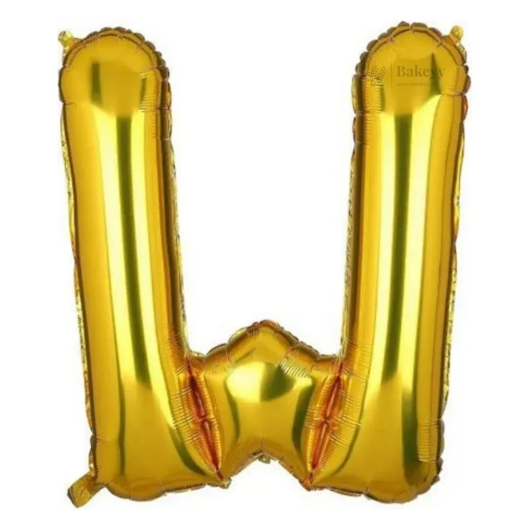 Metallic Gold Alphabet Foil Balloon | Party Decoration | Pack of 1 - Image 27