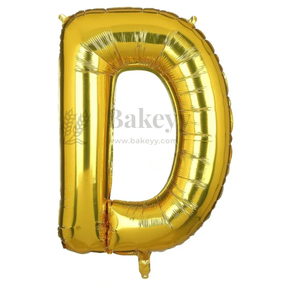 Metallic Gold Alphabet Foil Balloon | Party Decoration | Pack of 1 - Image 8