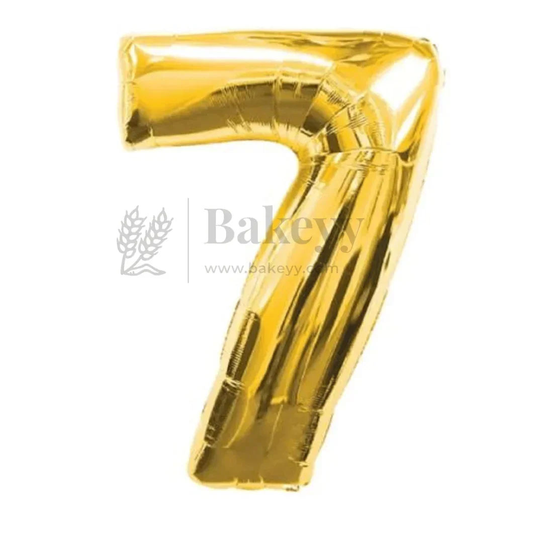 Metallic Gold Number Foil Balloon | Party Decoration | Pack of 1 - Image 11