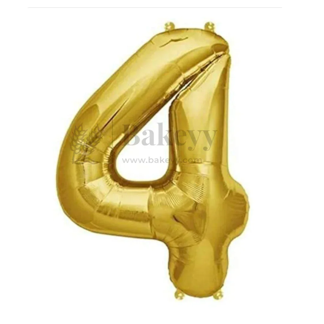 Metallic Gold Number Foil Balloon | Party Decoration | Pack of 1 - Image 8