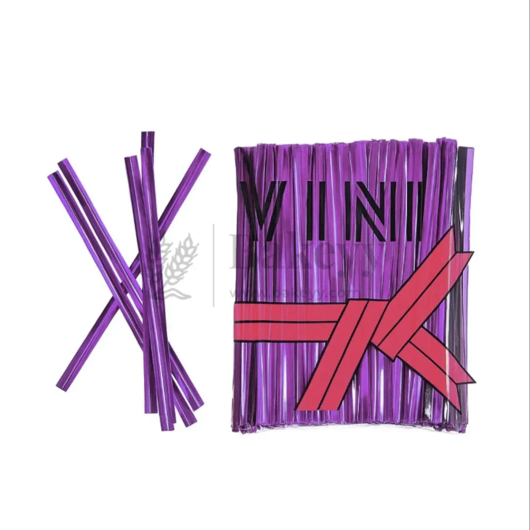 Metallic Ribbon Twist Ties | Shiny Ribbon Twisters for Sweets & Hampers | Pack of 350 - Image 10