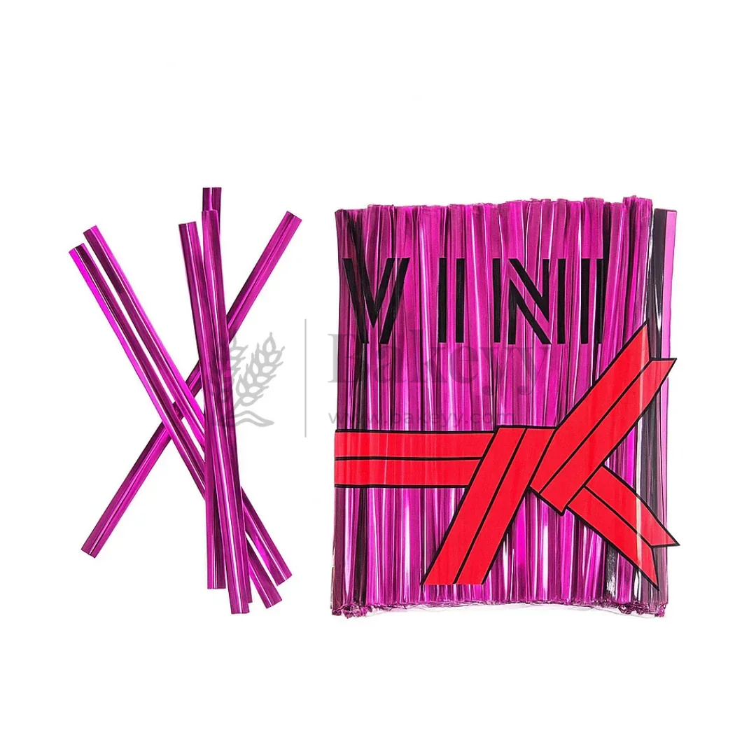 Metallic Ribbon Twist Ties | Shiny Ribbon Twisters for Sweets & Hampers | Pack of 350 - Image 7