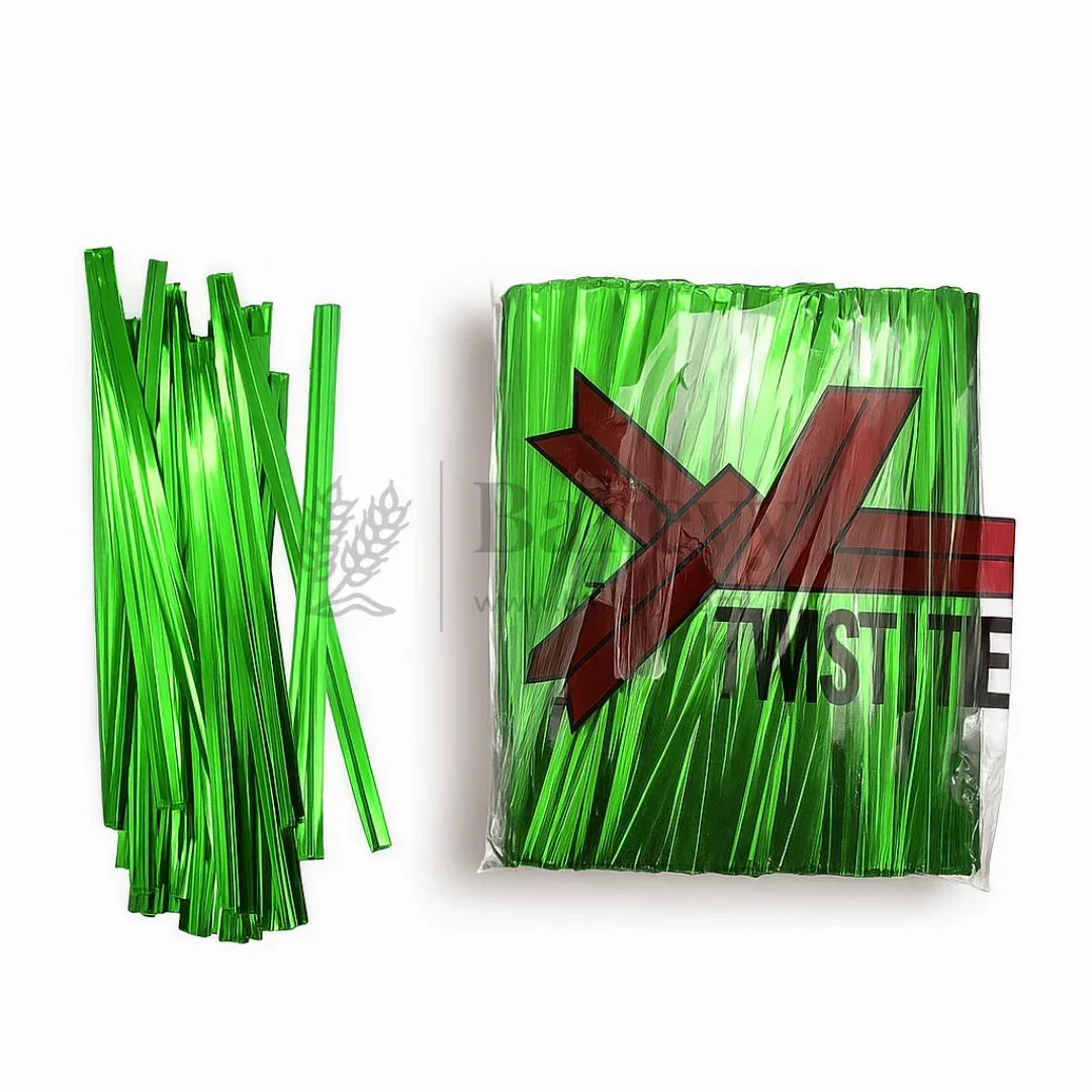 Metallic Ribbon Twist Ties | Shiny Ribbon Twisters for Sweets & Hampers | Pack of 350 - Image 9