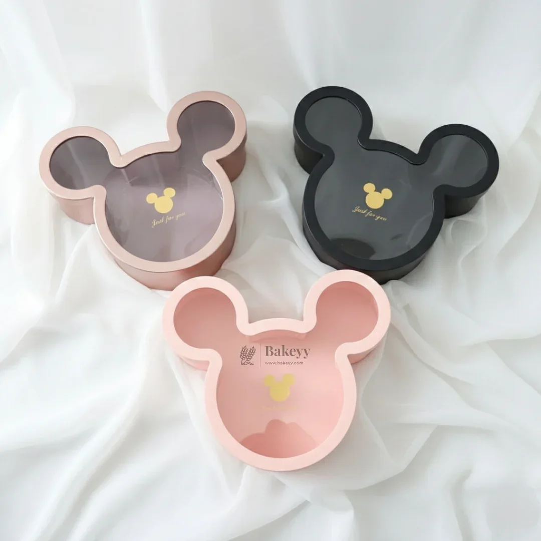 Mickey-Shaped Premium Gift Box with Transparent Lid l Pack of 1 - Image 3