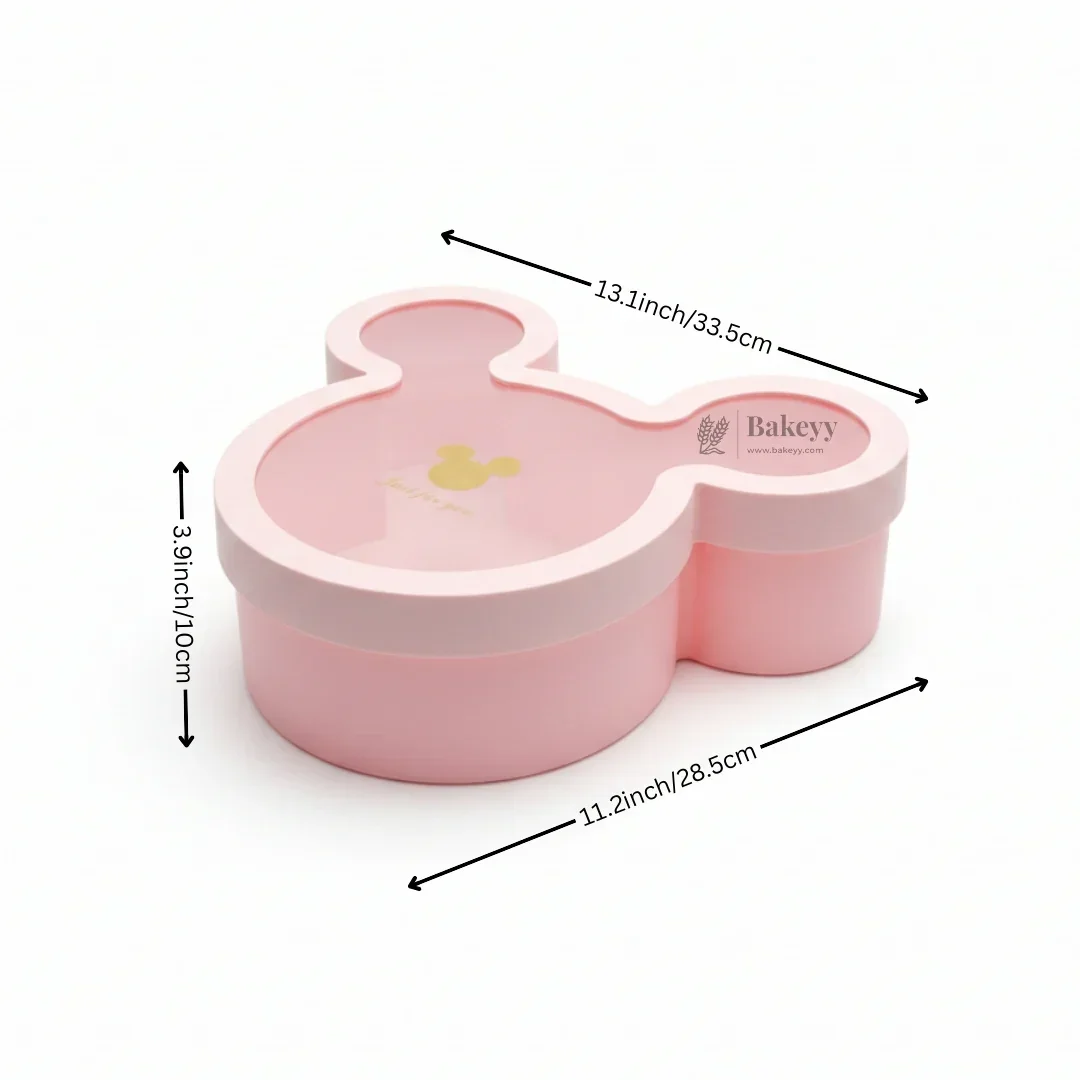 Mickey-Shaped Premium Gift Box with Transparent Lid l Pack of 1 - Image 5