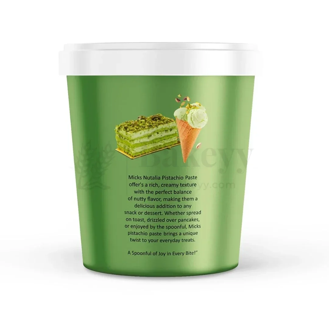 Micks Nutalia Pistachio Paste with kunafa | 1 Kg - Image 3