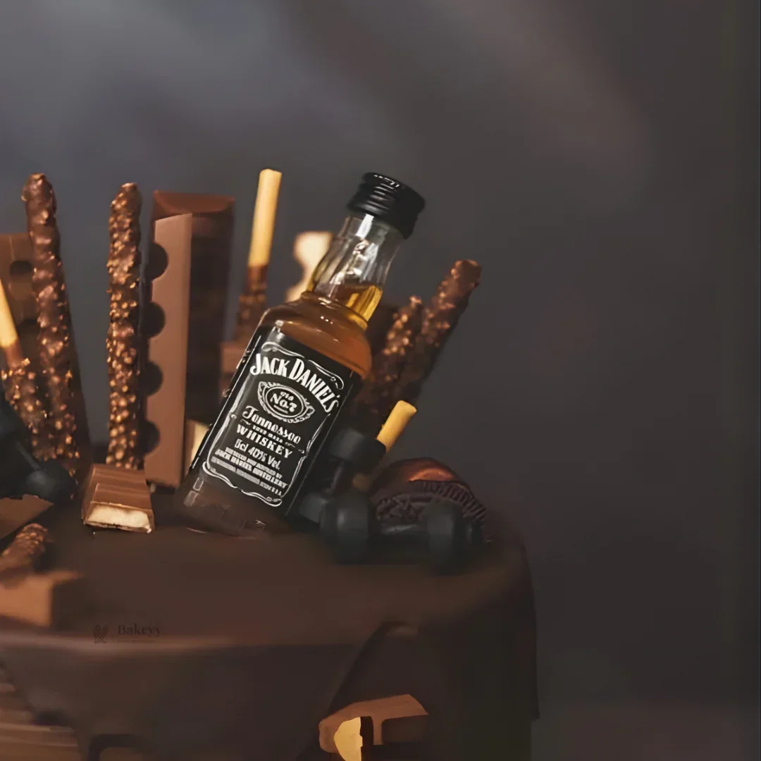 Mini Alcohol Bottle Cake Toppers | Decorative Cake Props | Multiple Designs Available | Pack Of 1 - Image 8
