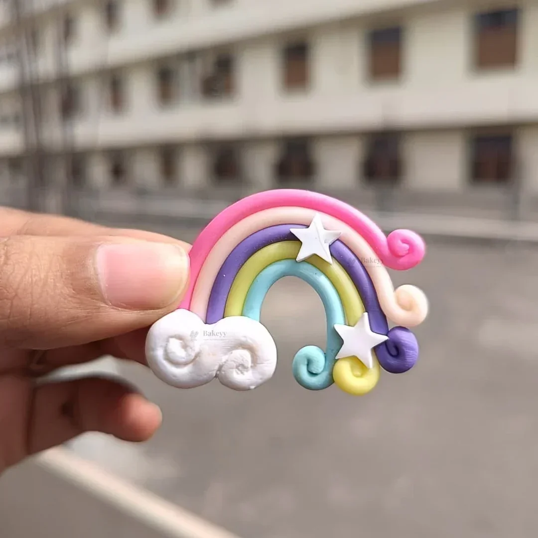 Mini Rainbow Cake Decoration Toppers | Cake Décor toppers | DIY Mini Toppers | Pack of 2 - Image 10