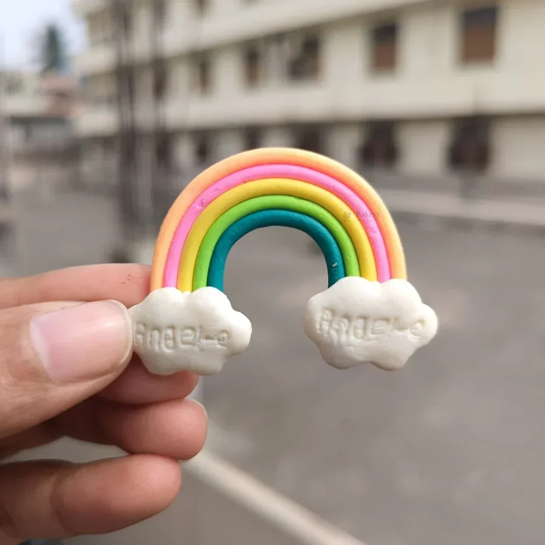 Mini Rainbow Cake Decoration Toppers | Cake Décor toppers | DIY Mini Toppers | Pack of 2 - Image 12