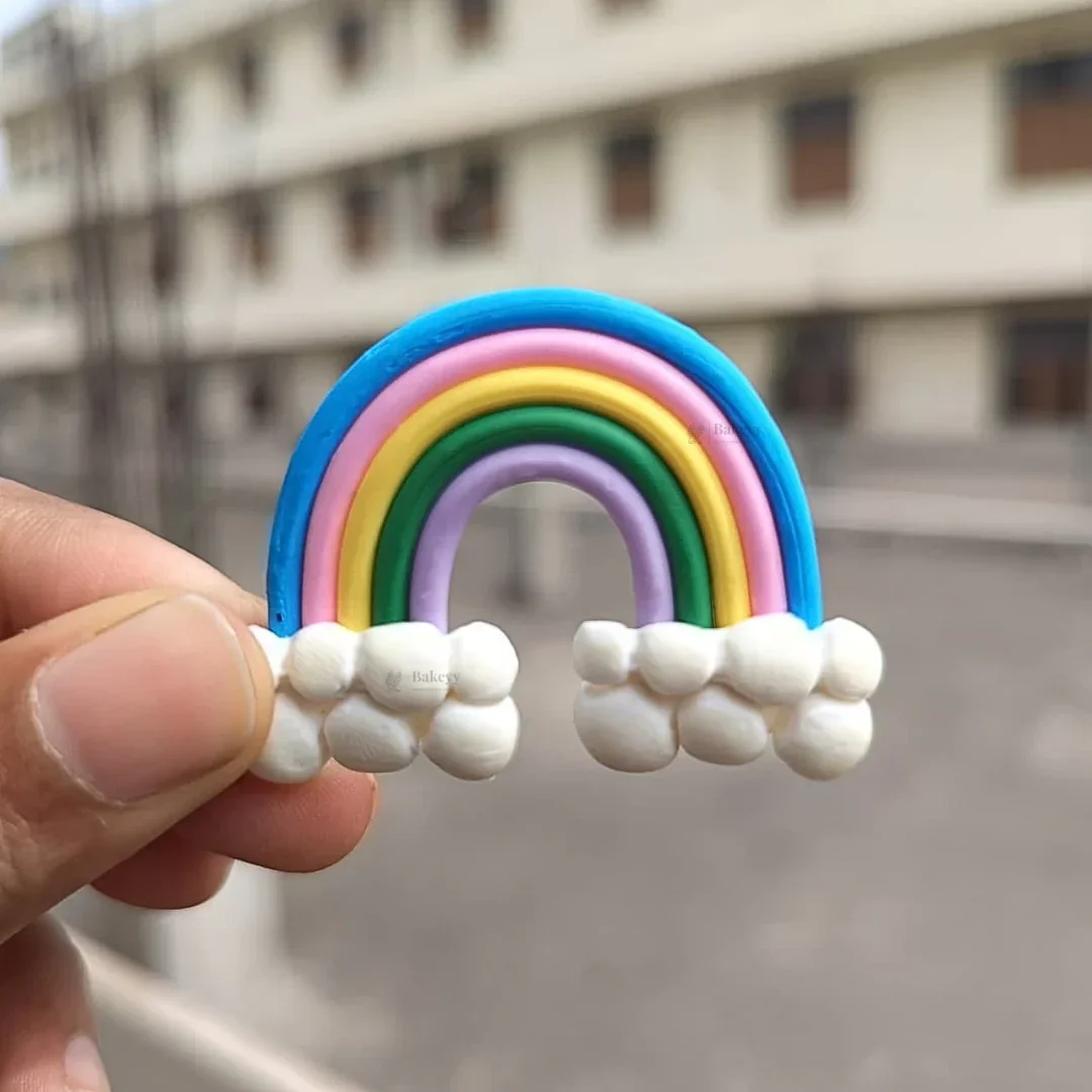 Mini Rainbow Cake Decoration Toppers | Cake Décor toppers | DIY Mini Toppers | Pack of 2 - Image 7