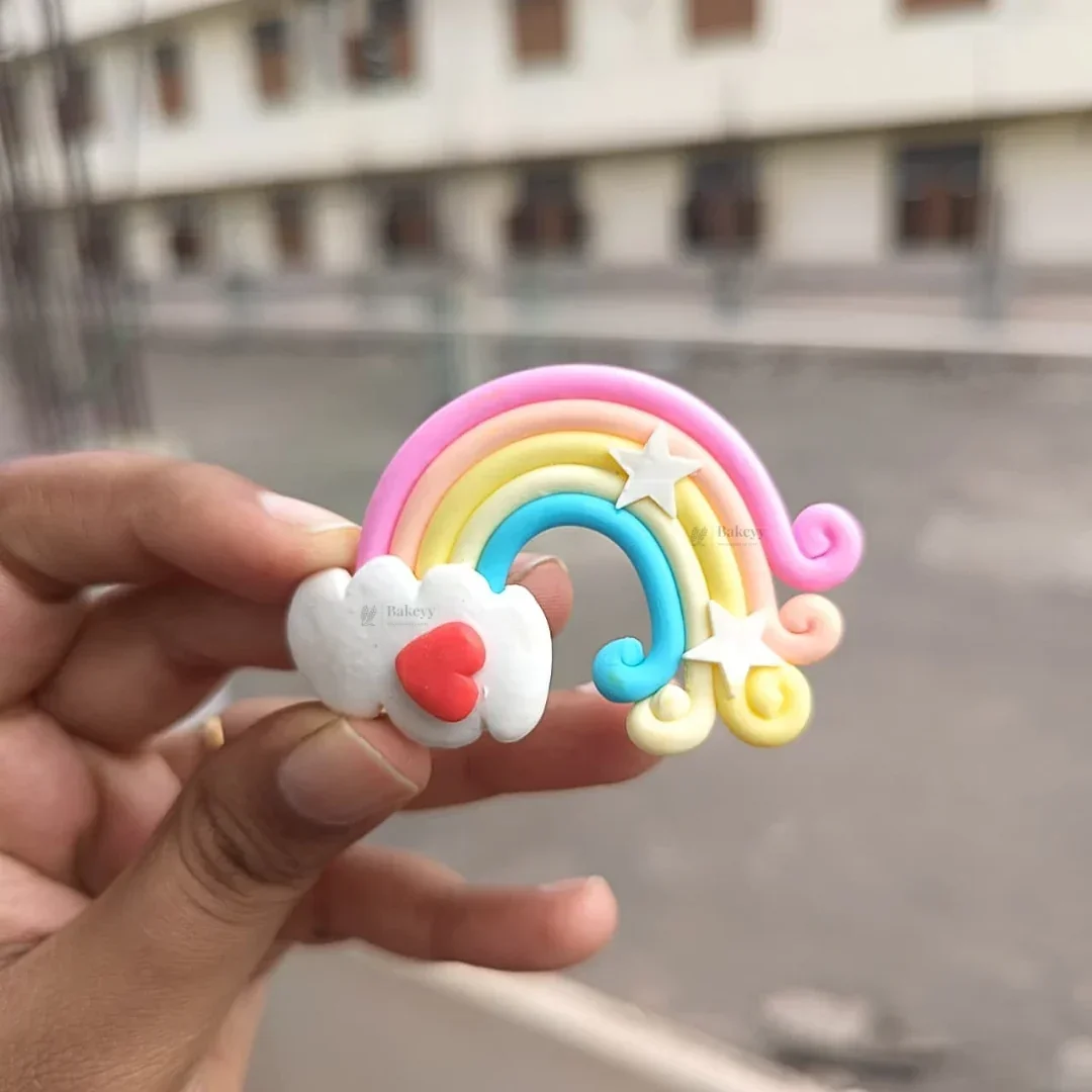 Mini Rainbow Cake Decoration Toppers | Cake Décor toppers | DIY Mini Toppers | Pack of 2 - Image 8