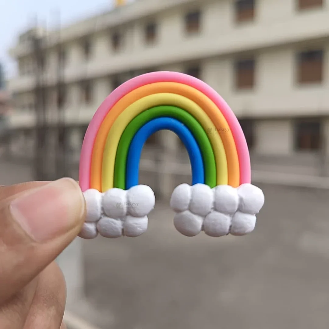 Mini Rainbow Cake Decoration Toppers | Cake Décor toppers | DIY Mini Toppers | Pack of 2 - Image 9