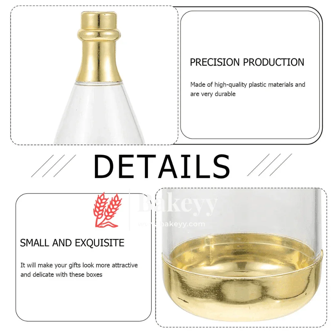 Mini Champagne Candy Bottles | 2 Sizes Available | Pack of 12 - Image 4