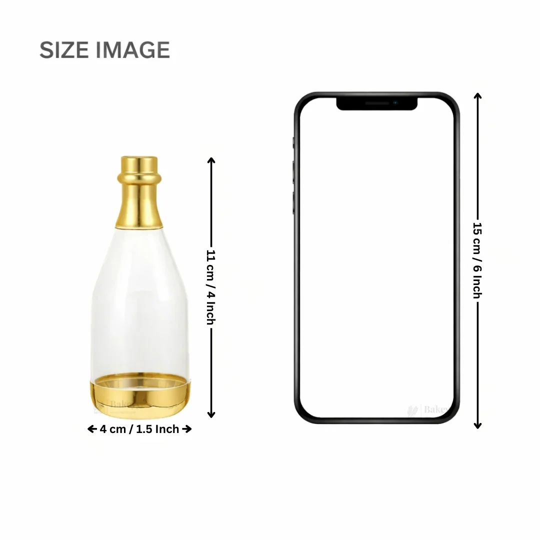 Mini Champagne Candy Bottles | 2 Sizes Available | Pack of 12 - Image 9