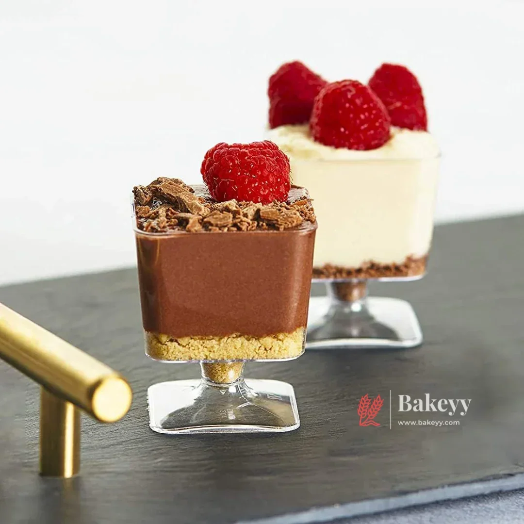 Clear Acrylic Dessert Cup Mini | D51 & D15 | Pack of 24 - Image 3