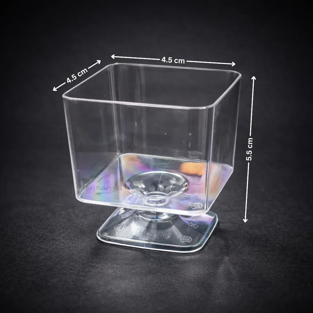 Clear Acrylic Dessert Cup Mini | D51 & D15 | Pack of 24 - Image 7