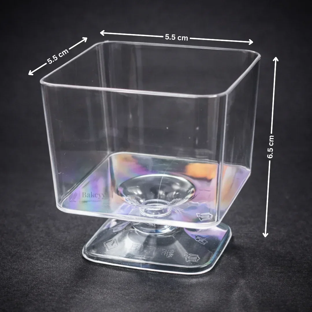 Clear Acrylic Dessert Cup Mini | D51 & D15 | Pack of 24 - Image 8