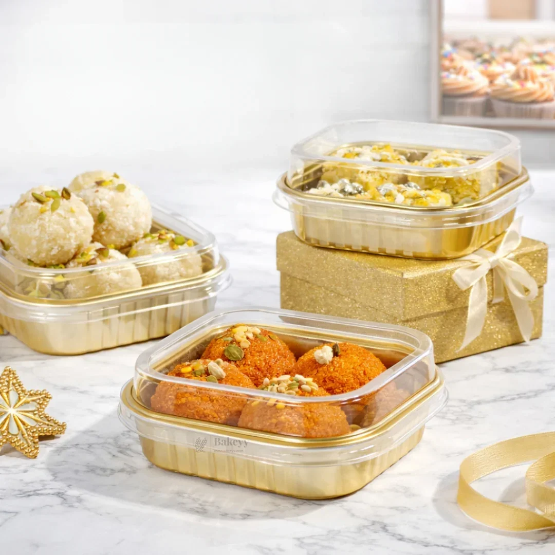 1 Brownie Box | Mini Muffins Pastry Packaging Box | Individual Pastry Container | Pack Of 50 - Image 4
