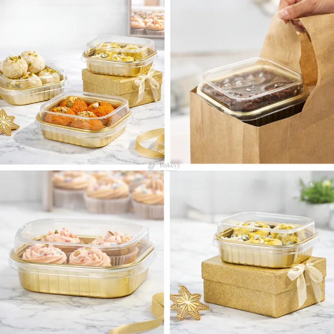 1 Brownie Box | Mini Muffins Pastry Packaging Box | Individual Pastry Container | Pack Of 50 - Image 5