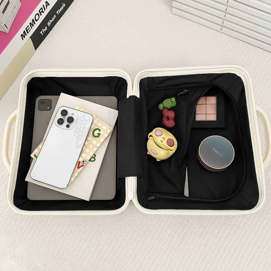 Mini Travel Storage Suitcase | Multipurpose Hard-Shell Organizer | Hand Luggage | Bag Organizer | 1 Piece - Image 5