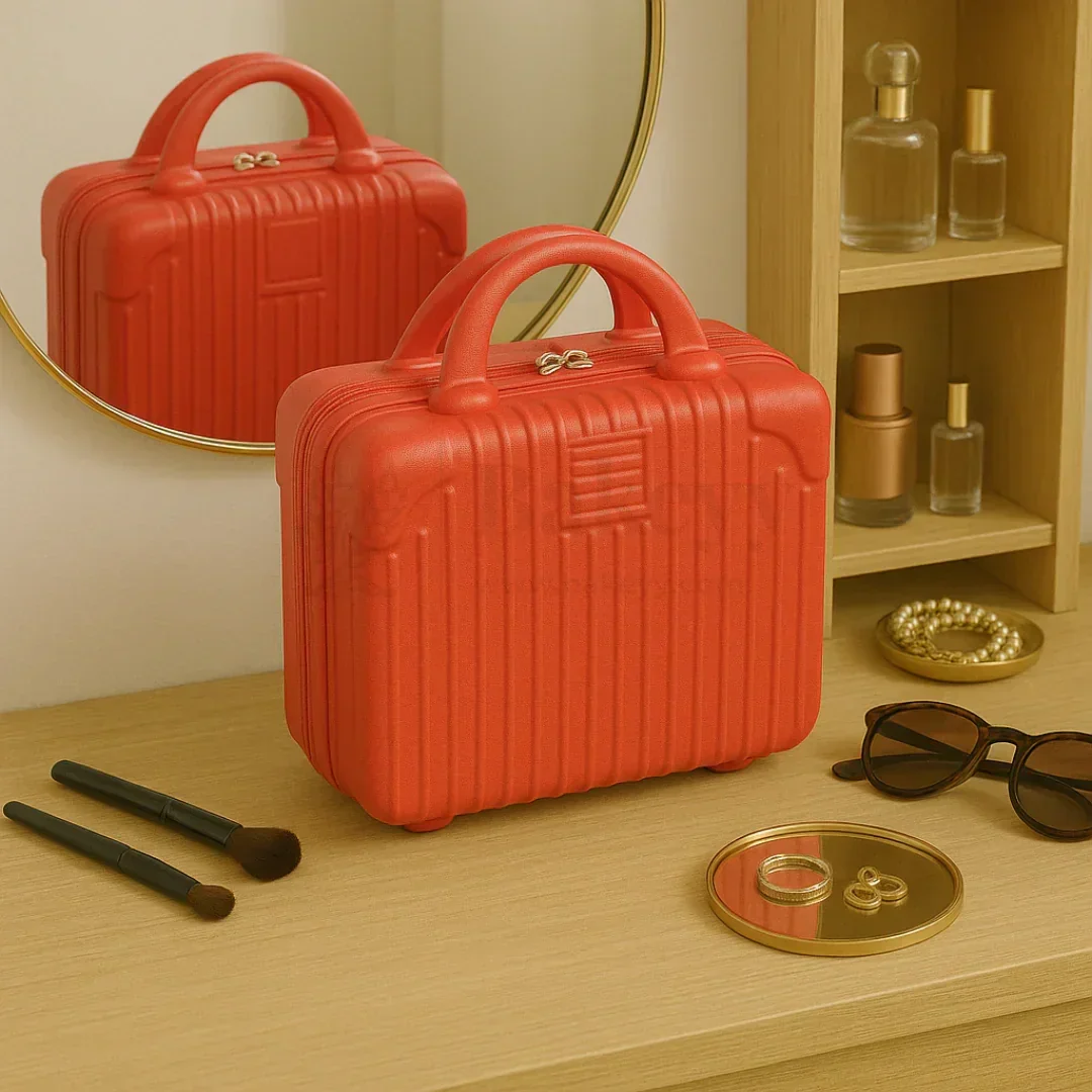 Mini Travel Storage Suitcase | Multipurpose Hard-Shell Organizer | Hand Luggage | Bag Organizer | 1 Piece - Image 6