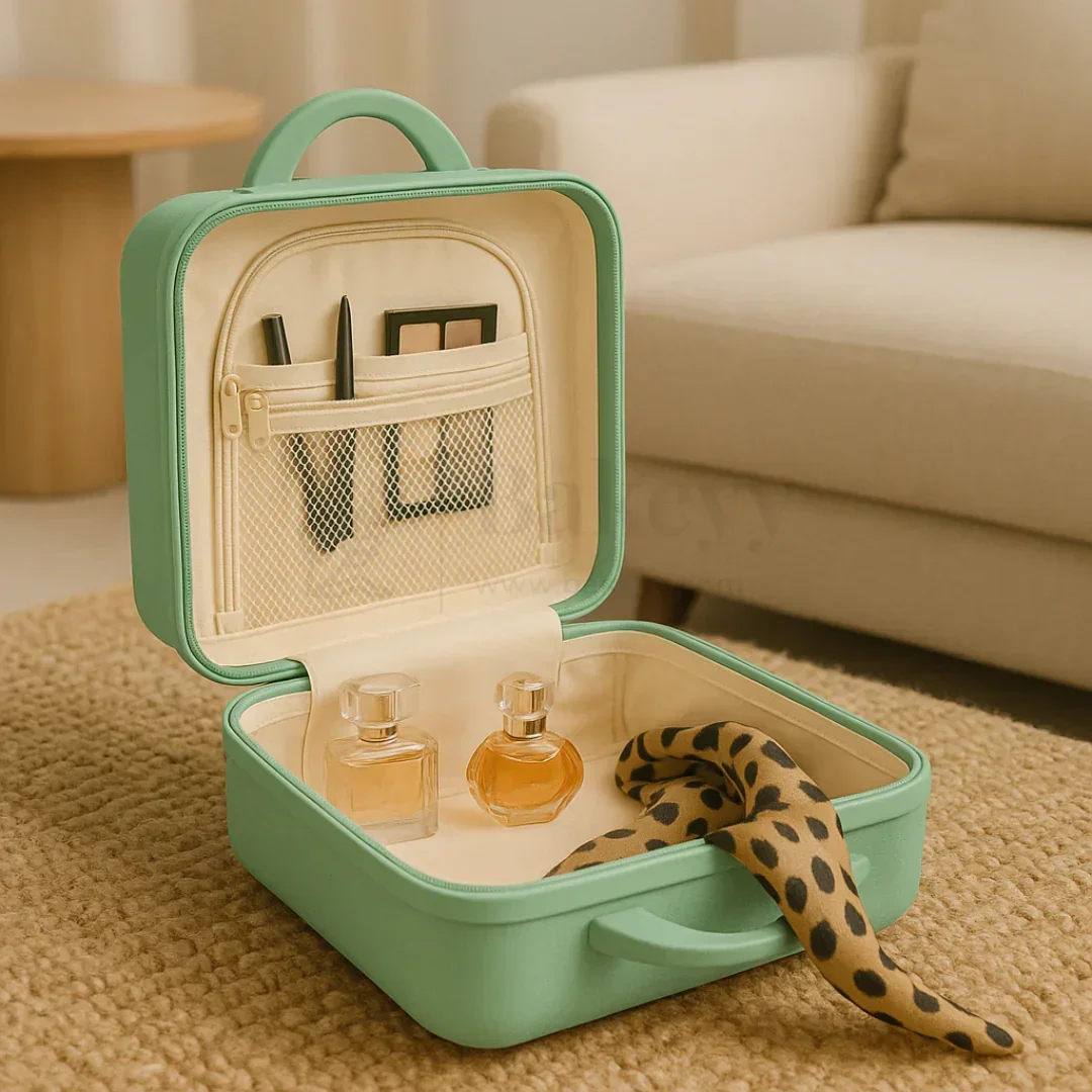 Mini Travel Storage Suitcase | Multipurpose Hard-Shell Organizer | Hand Luggage | Bag Organizer | 1 Piece - Image 7
