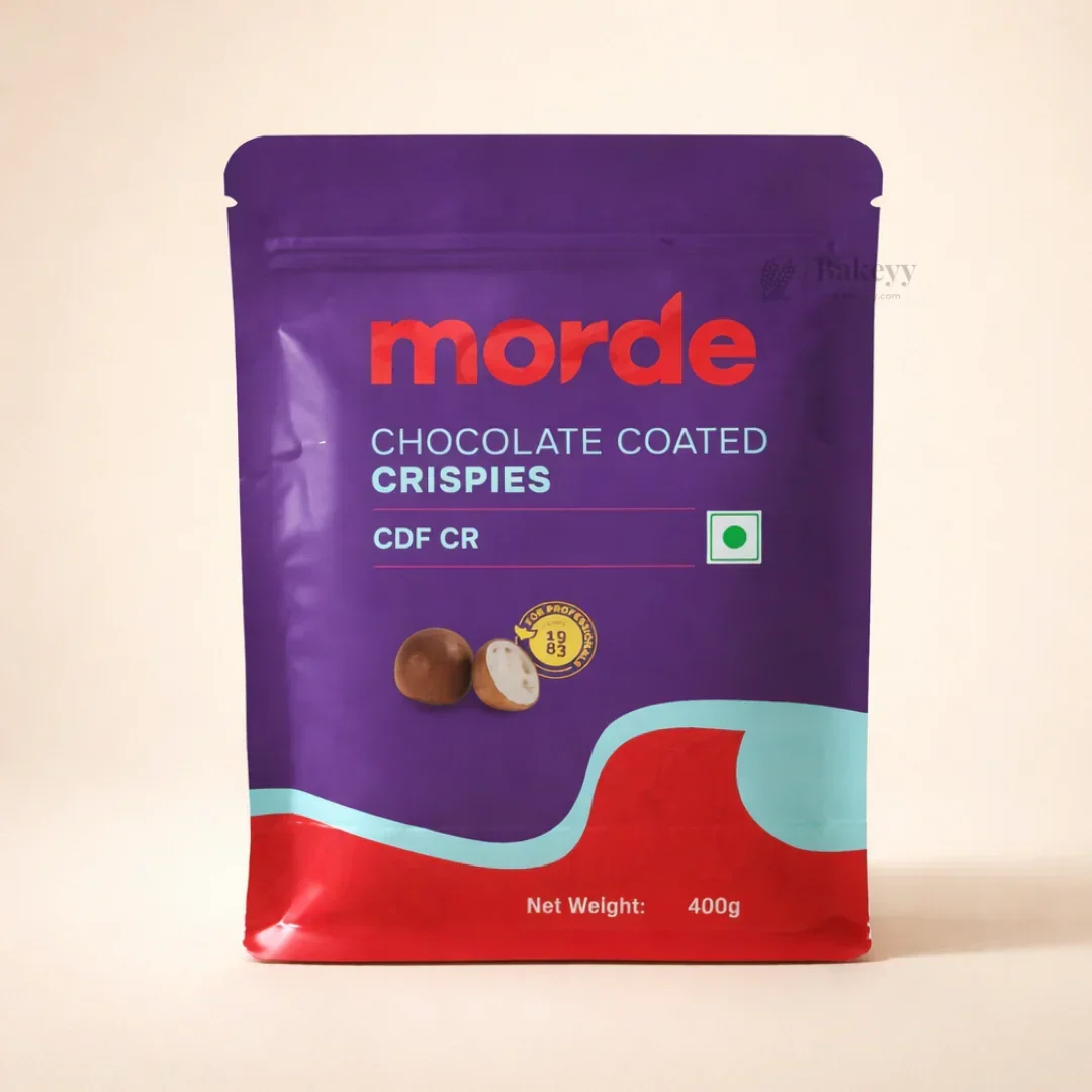Morde Chocolate Coated Crispies | CDF CR | 400g | Crunchy Chocolate Crispy Balls for Baking, Toppings & Desserts | Pack of 1