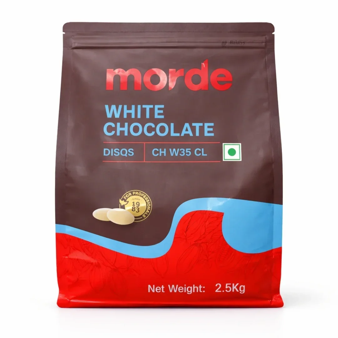 Morde Chocolate Discs Pack | Dark, Milk & White Chocolate for Baking, Moulding & Desserts | 2.5 Kg - Image 3