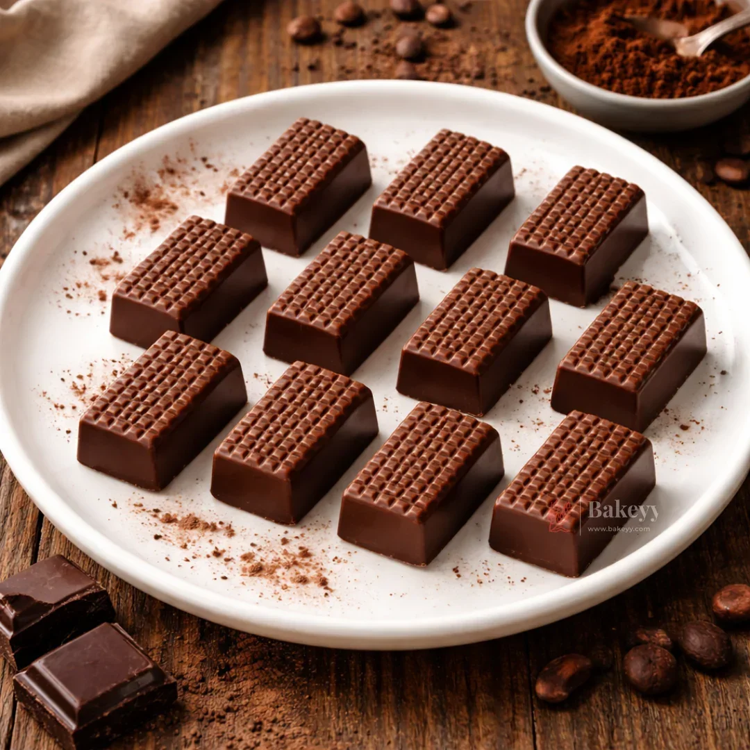 Mould 038 | Mini Brick Texture Chocolate Mould | 12 Cavity | Pack of 1 - Image 3