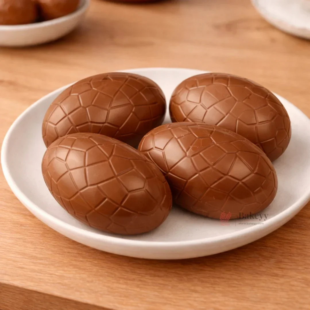 Mould 081 | Crack Pattern Egg Chocolate Mold | 4 Cavity | Pack of 1 - Image 3