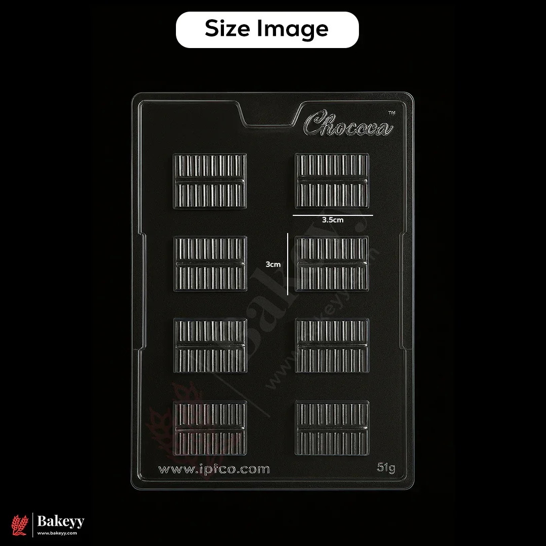 Mould 515- Cacao Chocolate Mould | Baking Accessories | Plastic Chocolate Mould | Party Favor Mould | Pack of 1 - Image 2