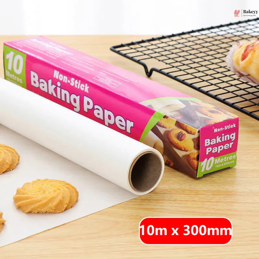 Non-Stick Baking Paper Roll | Butter Paper for Oven & Cooking | 10 Meter | Pack of 1 - Image 3