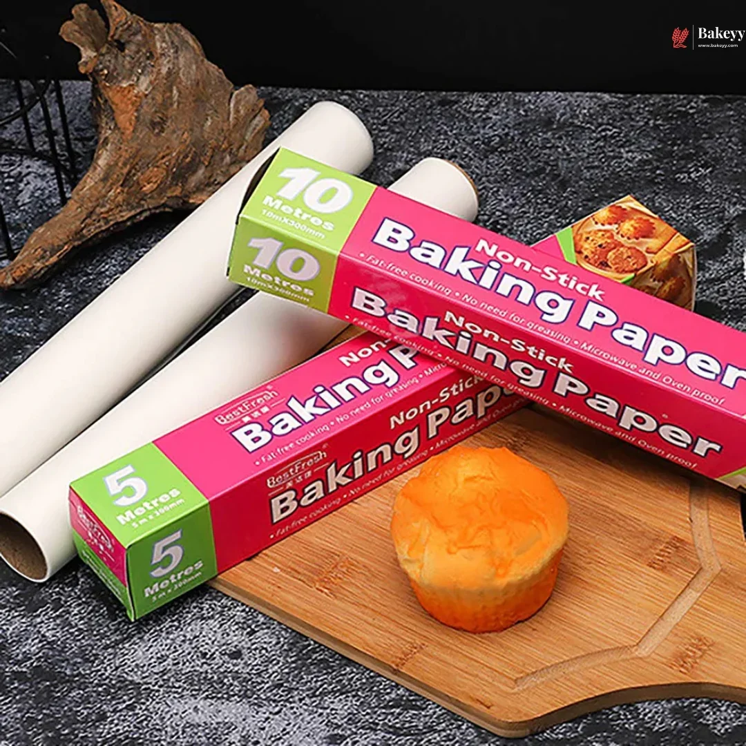 Non-Stick Baking Paper Roll | Butter Paper for Oven & Cooking | 10 Meter | Pack of 1 - Image 6