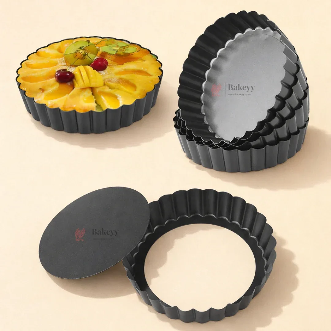Non-Stick Pie Dish with Removable Bottom | Tart Pan | Pack of 1