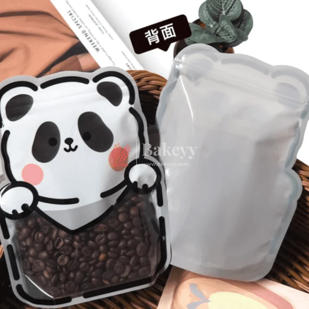 Panda Animal Shape Zip Lock Bags | Animal Shape Bags For Kids | Pack of 50 - Image 3